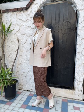 N. STAFFさん(レディース・157cm)の夏コーディネート