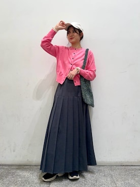 「N.（N. Natural Beauty Basic）（エヌエヌナチュラルビューティーベーシック）のアイテム（帽子）」を使った、N. STAFFさん（レディース・161cm）の春コーディネート