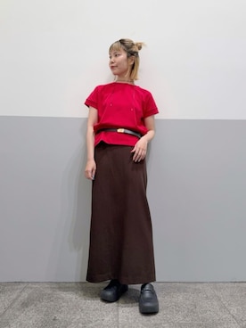 「N.（N. Natural Beauty Basic）（エヌエヌナチュラルビューティーベーシック）のアイテム」を使った、N. STAFFさん（レディース・156cm）の夏コーディネート