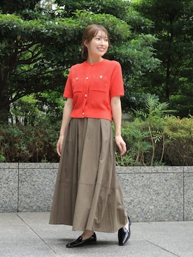 「N.（N. Natural Beauty Basic）（エヌエヌナチュラルビューティーベーシック）のアイテム」を使った、N. STAFFさん（レディース・160cm）の夏コーディネート