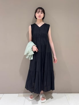 「N.（N. Natural Beauty Basic）（エヌエヌナチュラルビューティーベーシック）のアイテム（ワンピース/ドレス）」を使った、N. STAFFさん（レディース・167cm）の春コーディネート