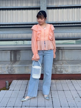 「N.（N. Natural Beauty Basic）（エヌエヌナチュラルビューティーベーシック）のアイテム（パンツ）」を使った、N. STAFFさん（レディース・158cm）の春コーディネート