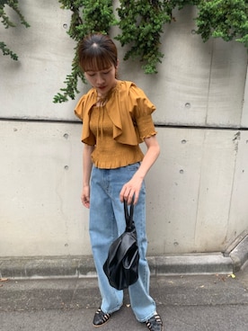 N. STAFFさん（レディース・161cm）の夏コーディネート