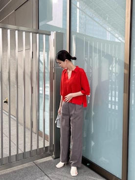 「N.（N. Natural Beauty Basic）（エヌエヌナチュラルビューティーベーシック）のアイテム（アクセサリー）」を使った、N. STAFFさん（レディース・166cm）の春コーディネート