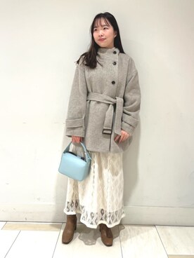 「N.（N. Natural Beauty Basic）（エヌエヌナチュラルビューティーベーシック）のアイテム（その他アウター）」を使った、N. STAFFさん（レディース・159cm）の冬コーディネート