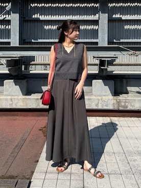 「N.（N. Natural Beauty Basic）（エヌエヌナチュラルビューティーベーシック）のアイテム」を使った、N. STAFFさん（レディース・158cm）の夏コーディネート