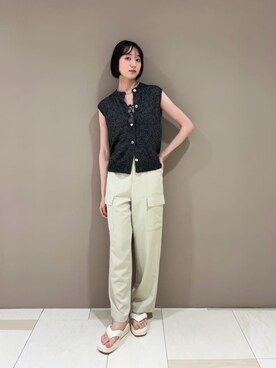 N. STAFFさん（レディース・167cm）の夏コーディネート