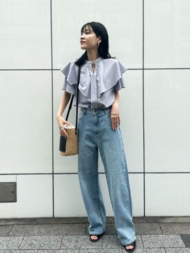 N. STAFFさん(レディース・160cm)の夏コーディネート