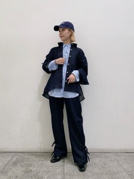 「N.（N. Natural Beauty Basic）（エヌエヌナチュラルビューティーベーシック）のアイテム（ブーツ）」を使った、N. STAFFさん（レディース・156cm）の秋コーディネート