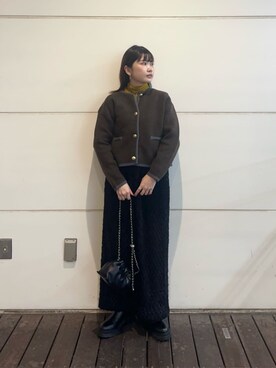 N. STAFFさん（レディース・158cm）の秋コーディネート