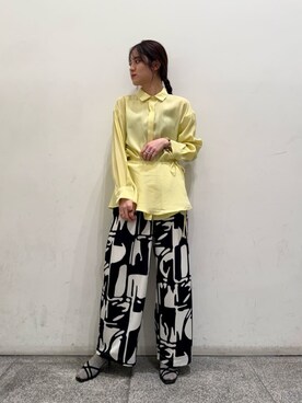 N. STAFFさん（レディース・161cm）の春コーディネート