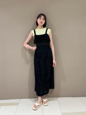 N. STAFFさん（レディース・167cm）の夏コーディネート