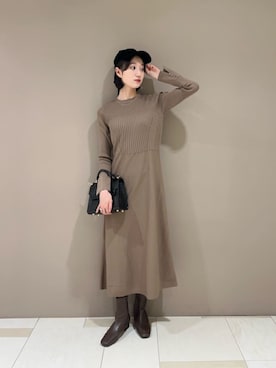 「N.（N. Natural Beauty Basic）（エヌエヌナチュラルビューティーベーシック）のアイテム（帽子）」を使った、N. STAFFさん（レディース・167cm）の秋コーディネート