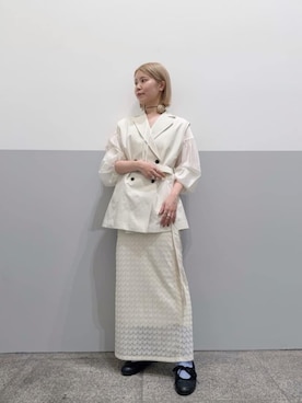 N. STAFFさん（レディース・156cm）の春コーディネート