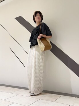 N. STAFFさん（レディース・157cm）の春コーディネート