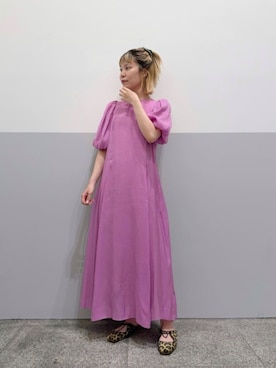 「N.（N. Natural Beauty Basic）（エヌエヌナチュラルビューティーベーシック）のアイテム（ワンピース/ドレス）」を使った、N. STAFFさん（レディース・156cm）の夏コーディネート