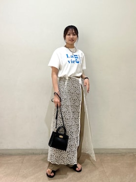 N. STAFFさん（レディース・160cm）の夏コーディネート