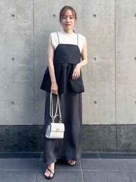 N. STAFFさん（レディース・148cm）の夏コーディネート