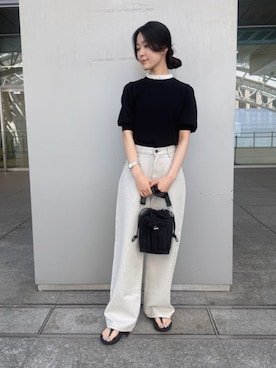 「N.（N. Natural Beauty Basic）（エヌエヌナチュラルビューティーベーシック）のアイテム」を使った、N. STAFFさん（レディース・159cm）の夏コーディネート