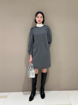 「N.（N. Natural Beauty Basic）（エヌエヌナチュラルビューティーベーシック）のアイテム（ワンピース/ドレス）」を使った、N. STAFFさん（レディース・167cm）の秋コーディネート