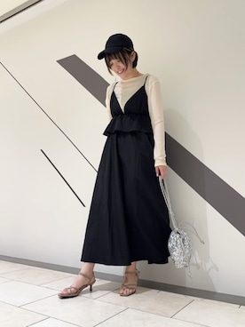 「N.（N. Natural Beauty Basic）（エヌエヌナチュラルビューティーベーシック）のアイテム（帽子）」を使った、N. STAFFさん（レディース・157cm）の春コーディネート