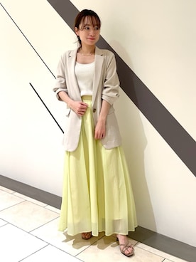 「N.（N. Natural Beauty Basic）（エヌエヌナチュラルビューティーベーシック）のアイテム（アクセサリー）」を使った、N. STAFFさん（レディース・148cm）の春コーディネート
