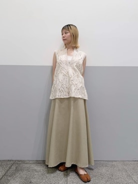 「N.（N. Natural Beauty Basic）（エヌエヌナチュラルビューティーベーシック）のアイテム」を使った、N. STAFFさん（レディース・160cm）の夏コーディネート