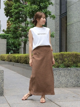 「N.（N. Natural Beauty Basic）（エヌエヌナチュラルビューティーベーシック）のアイテム」を使った、N. STAFFさん（レディース・160cm）の夏コーディネート