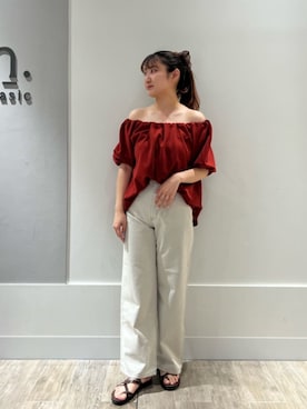 「N.（N. Natural Beauty Basic）（エヌエヌナチュラルビューティーベーシック）のアイテム」を使った、N. STAFFさん（レディース・160cm）の夏コーディネート