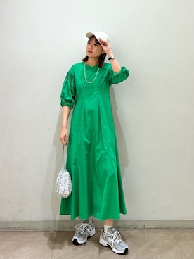 「N.（N. Natural Beauty Basic）（エヌエヌナチュラルビューティーベーシック）のアイテム（帽子）」を使った、N. STAFFさん（レディース・160cm）の春コーディネート