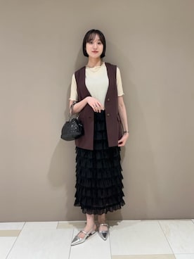 N. STAFFさん(レディース・167cm)の夏コーディネート