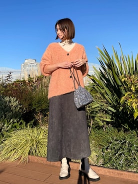 N. STAFFさん（レディース・162cm）の秋コーディネート