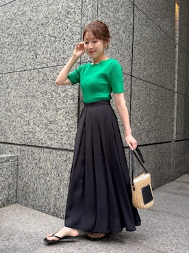 「N.（N. Natural Beauty Basic）（エヌエヌナチュラルビューティーベーシック）のアイテム」を使った、N. STAFFさん（レディース・160cm）の春コーディネート