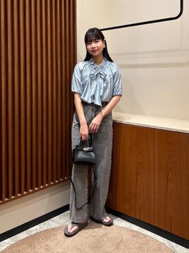 N. STAFFさん（レディース・168cm）の夏コーディネート