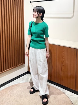 「N.（N. Natural Beauty Basic）（エヌエヌナチュラルビューティーベーシック）のアイテム」を使った、N. STAFFさん（レディース・153cm）の春コーディネート