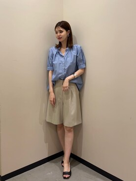 N. STAFFさん（レディース・166cm）の夏コーディネート
