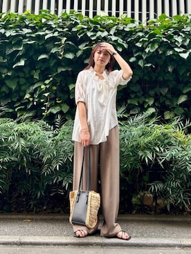 N. STAFFさん(レディース・160cm)の夏コーディネート