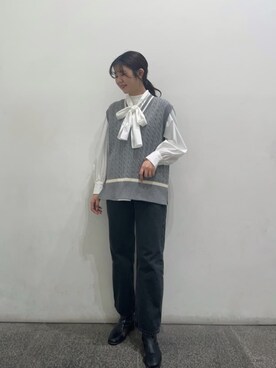 N. STAFFさん(レディース・164cm)の冬コーディネート