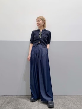 「N.（N. Natural Beauty Basic）（エヌエヌナチュラルビューティーベーシック）のアイテム（パンツ）」を使った、N. STAFFさん（レディース・156cm）の春コーディネート