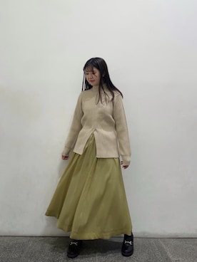 N. STAFFさん（レディース・164cm）の冬コーディネート