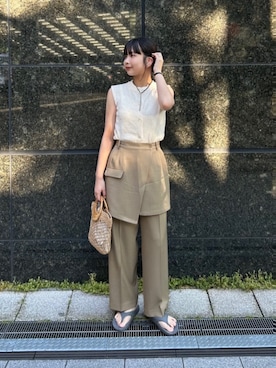 N. STAFFさん（レディース・168cm）の夏コーディネート