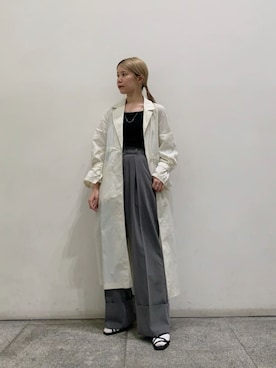 「N.（N. Natural Beauty Basic）（エヌエヌナチュラルビューティーベーシック）のアイテム（その他アウター）」を使った、N. STAFFさん（レディース・156cm）の春コーディネート