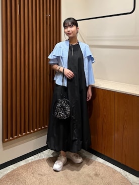 「N.（N. Natural Beauty Basic）（エヌエヌナチュラルビューティーベーシック）のアイテム（ワンピース/ドレス）」を使った、N. STAFFさん（レディース・168cm）の夏コーディネート