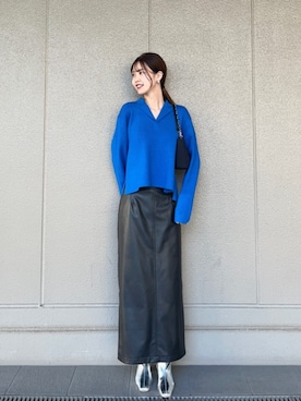 N. STAFFさん（レディース・166cm）の秋コーディネート