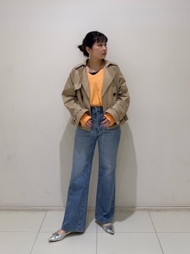 「N.（N. Natural Beauty Basic）（エヌエヌナチュラルビューティーベーシック）のアイテム（ジャケット/アウター）」を使った、N. STAFFさん（レディース・158cm）の春コーディネート