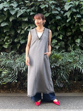 「N.（N. Natural Beauty Basic）（エヌエヌナチュラルビューティーベーシック）のアイテム」を使った、N. STAFFさん（レディース・161cm）の夏コーディネート