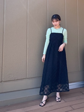 N. STAFFさん（レディース・157cm）の春コーディネート