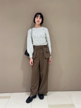 「N.（N. Natural Beauty Basic）（エヌエヌナチュラルビューティーベーシック）のアイテム（ジャケット/アウター）」を使った、N. STAFFさん（レディース・167cm）の冬コーディネート