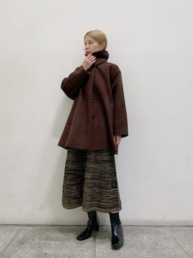「N.（N. Natural Beauty Basic）（エヌエヌナチュラルビューティーベーシック）のアイテム（ジャケット/アウター）」を使った、N. STAFFさん（レディース・156cm）の秋コーディネート