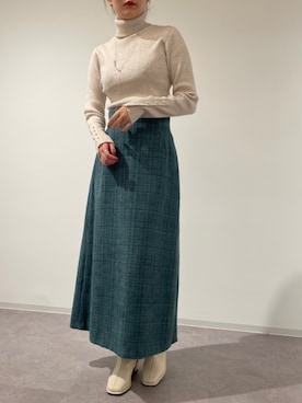 N. STAFFさん（レディース・160cm）の秋コーディネート